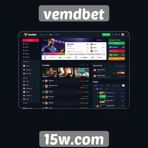 Interface do usuário do Vemdbet é intuitiva